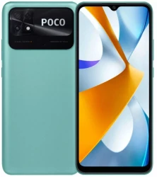 Смартфон POCO C40 3GB/32GB бирюзовый (международная версия) - фото