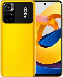 Смартфон POCO M4 Pro 5G 4GB/64GB желтый (международная версия) - фото