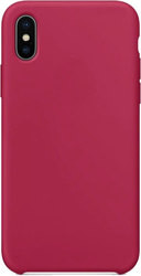 Чехол для телефона Case Liquid для Apple iPhone X (розово-красный) - фото