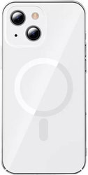 Чехол для телефона Baseus Crystal Magnetic Case для iPhone 13 (прозрачный) - фото