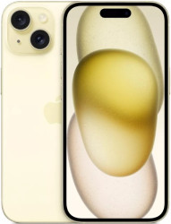 Смартфон Apple iPhone 15 128GB (желтый) - фото