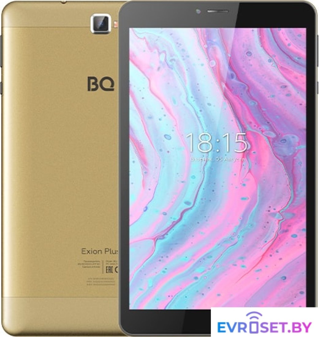 Планшет BQ-Mobile 8077L Exion Plus 32GB LTE (золотистый) - фото