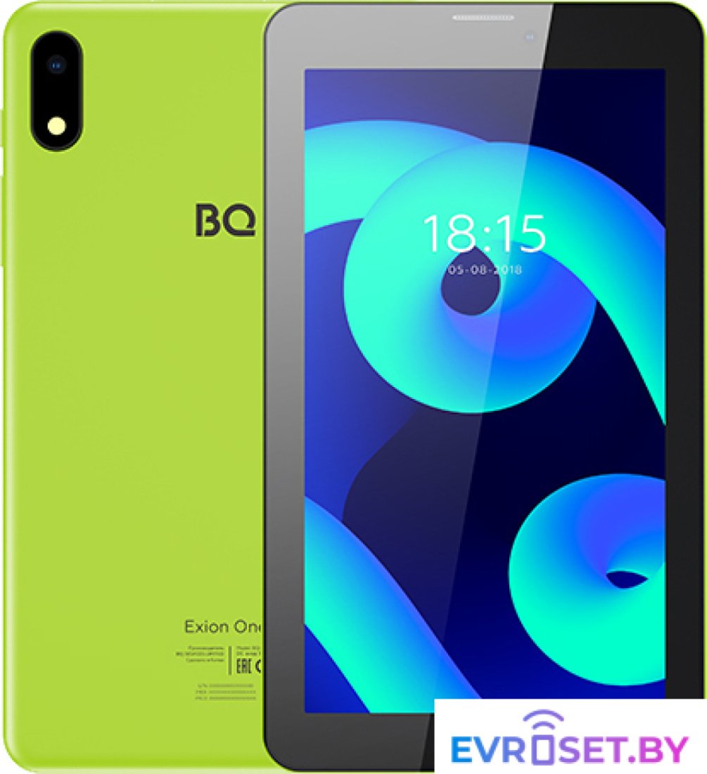 Планшет BQ-Mobile BQ-7055L Exion One LTE (зеленый) - фото
