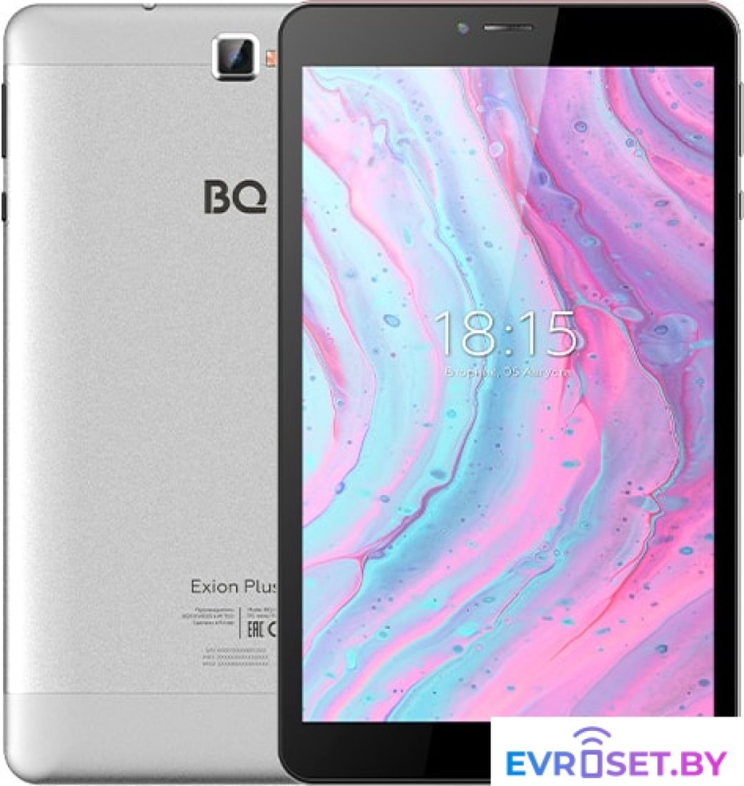 Планшет BQ-Mobile 8077L Exion Plus 32GB LTE (серебристый) - фото